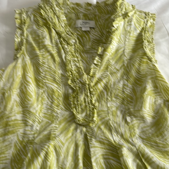 Ann Taylor Loft sleeveless blouse - Picture 6 of 8
